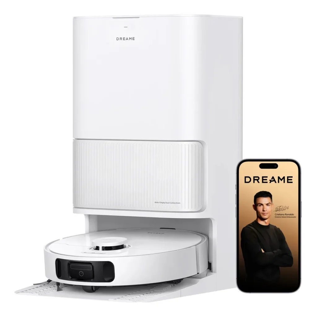 Dreame Aspirador Robô D20 Ultra 13000pa Com Base E Mop Branco
