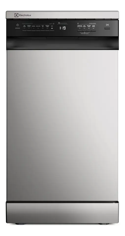 Lava-louça Electrolux 10 Serviços Inox Lava E Seca 50' Ls10e Prateado