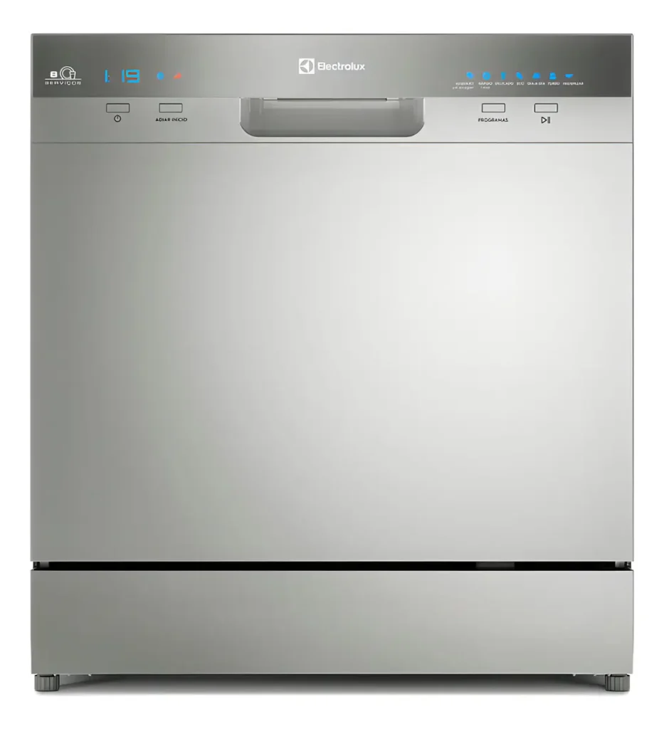 Lava-louças Electrolux 8 Serviços Inox (ll08s) Cor Prata