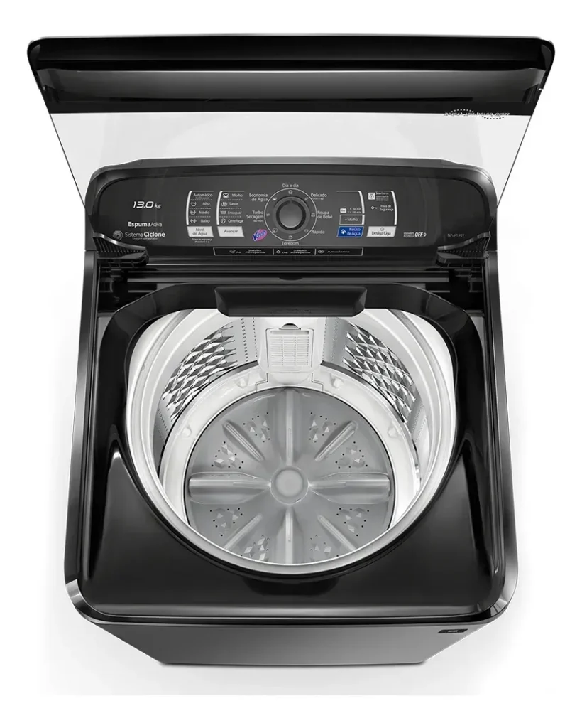 Máquina De Lavar Panasonic Função Vanish 13kg Titânio NA-F130B1T 127v 2