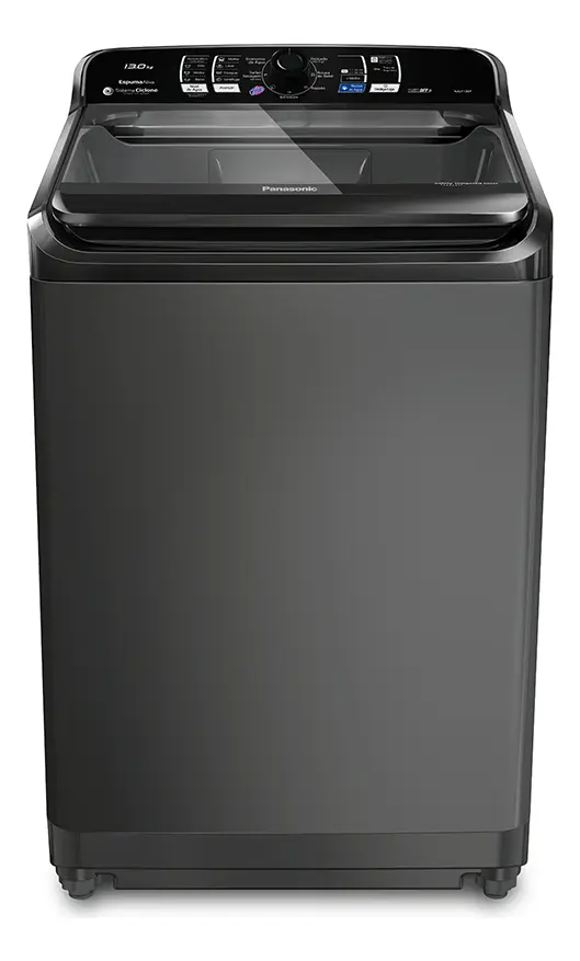 Máquina De Lavar Panasonic Função Vanish 13kg Titânio NA-F130B1T 127v