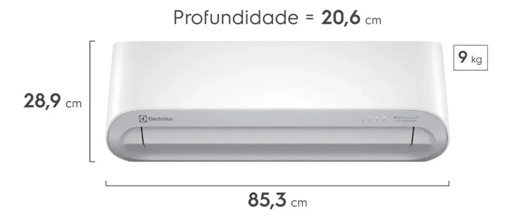 Ar-condicionado Electrolux Split Inverter 9.000 Btus Color Adapt Wi-Fi Só Frio Cor Branco 1
